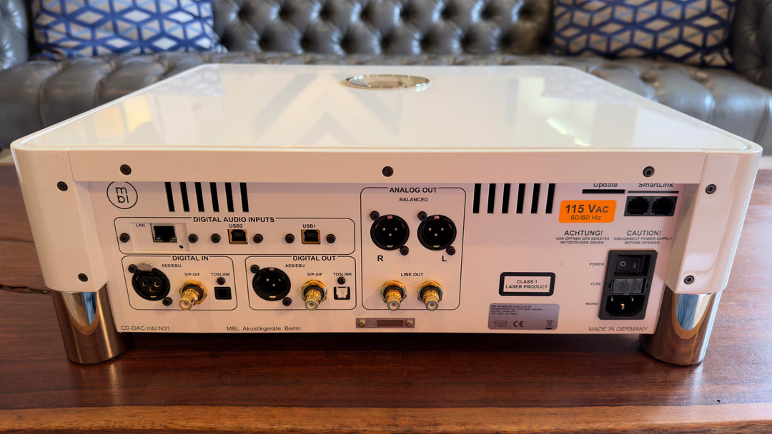 MBL Noble Line N31 DAC CD Transport Player in Gloss White w Box EXCELLENT