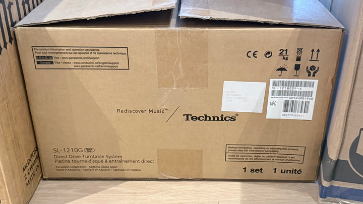 Technics SL-1210GPP-K SL-1210G-K Turntable Record Player in Gloss Black EXCELLENT
