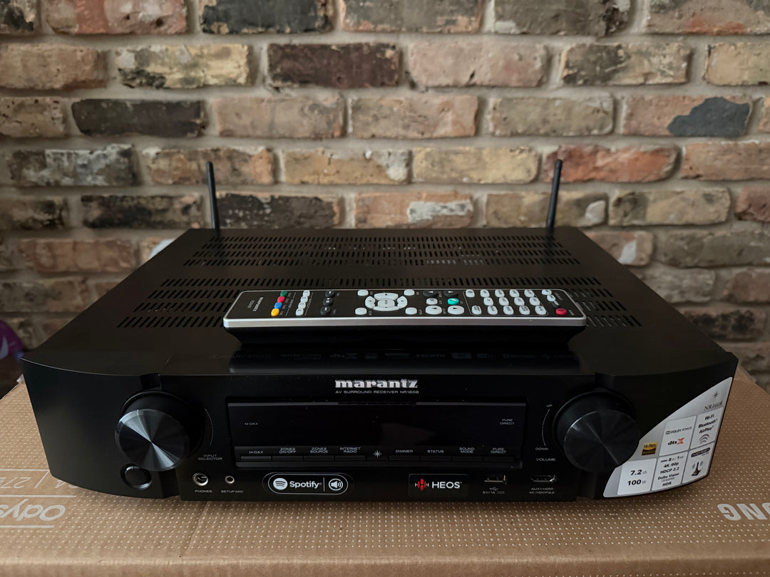 Marantz NR1608 Network AV Dolby Atmos 7.2-Channel 4K Ultra HD Receiver in Black w Remote EXCELLENT