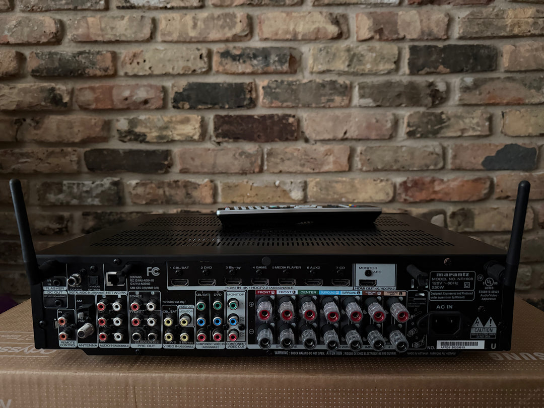 Marantz NR1608 Network AV Dolby Atmos 7.2-Channel 4K Ultra HD Receiver in Black w Remote EXCELLENT