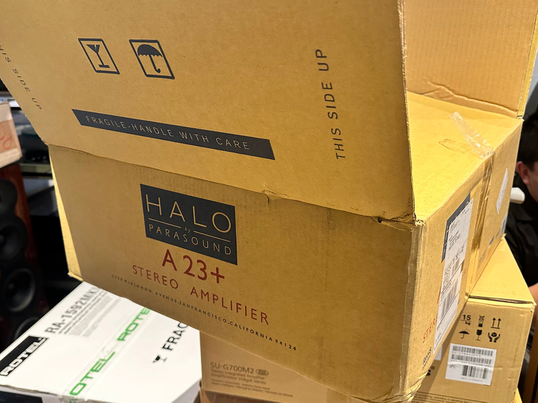 Parasound Halo A23+ Stereo Amplifier in Silver w Box EXCELLENT