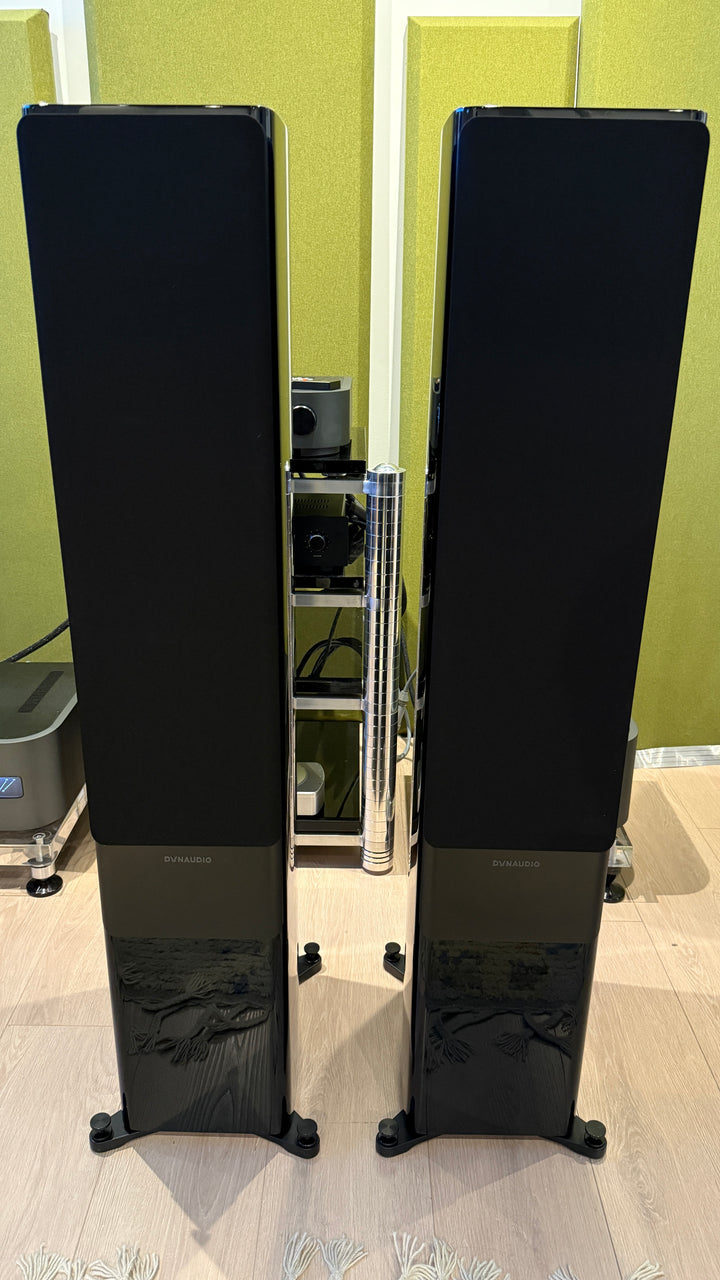 Dynaudio Contour 60 Full Range Speakers in Gloss Black with Crates EXCELLENT