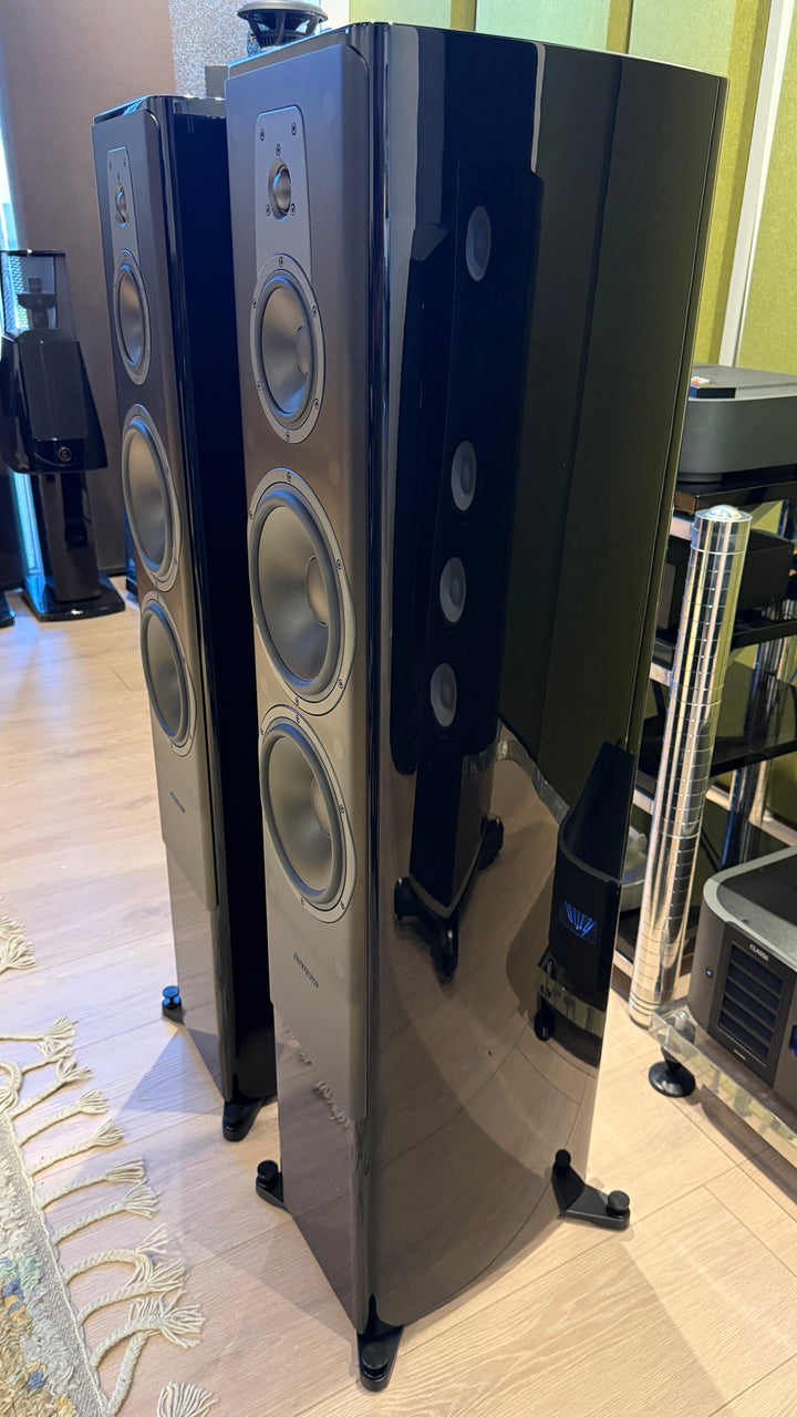 Dynaudio Contour 60 Full Range Speakers in Gloss Black with Crates EXCELLENT