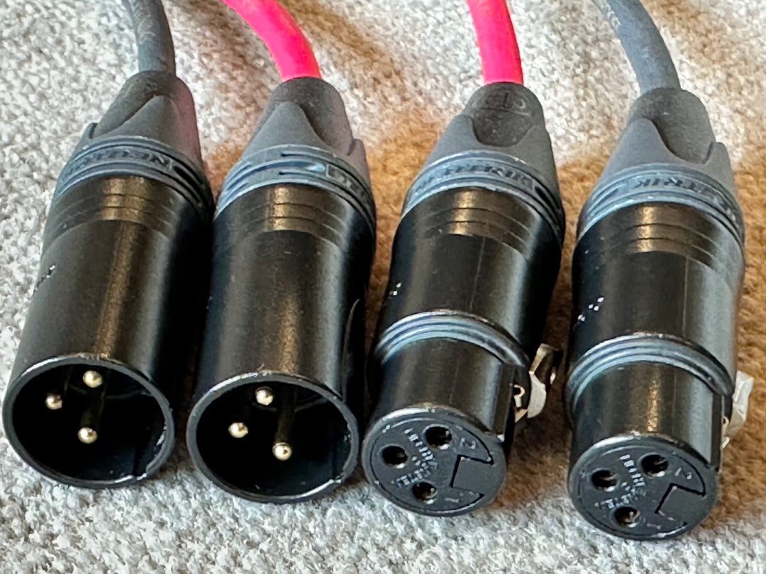 Nordost White Lightning XLR 1M Interconnect Cable Pair EXCELLENT