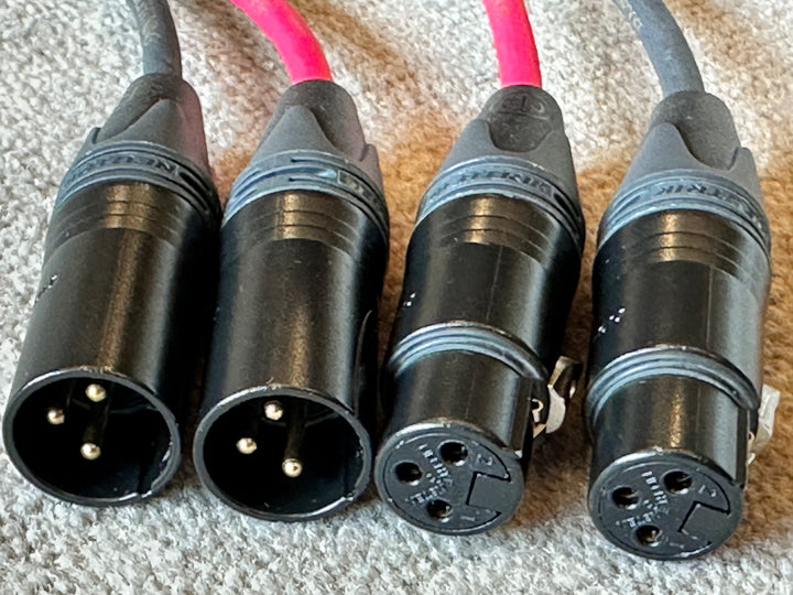 Nordost White Lightning XLR 1M Interconnect Cable Pair EXCELLENT