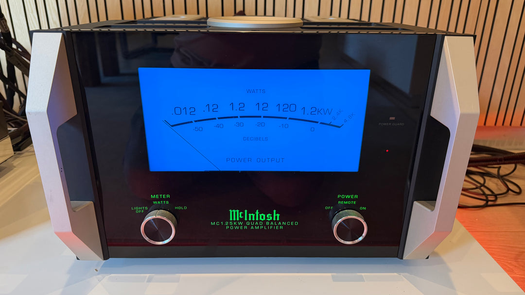 McIntosh MC1.25kW Quad Balanced Power Amplifier Monoblock Pair with Boxes EXCELLENT