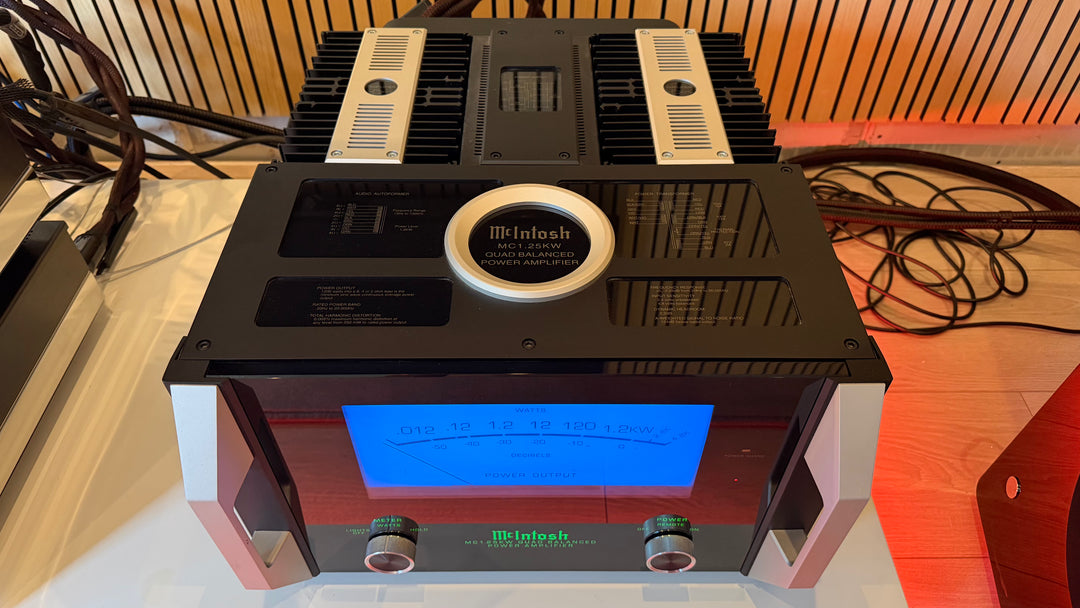McIntosh MC1.25kW Quad Balanced Power Amplifier Monoblock Pair with Boxes EXCELLENT