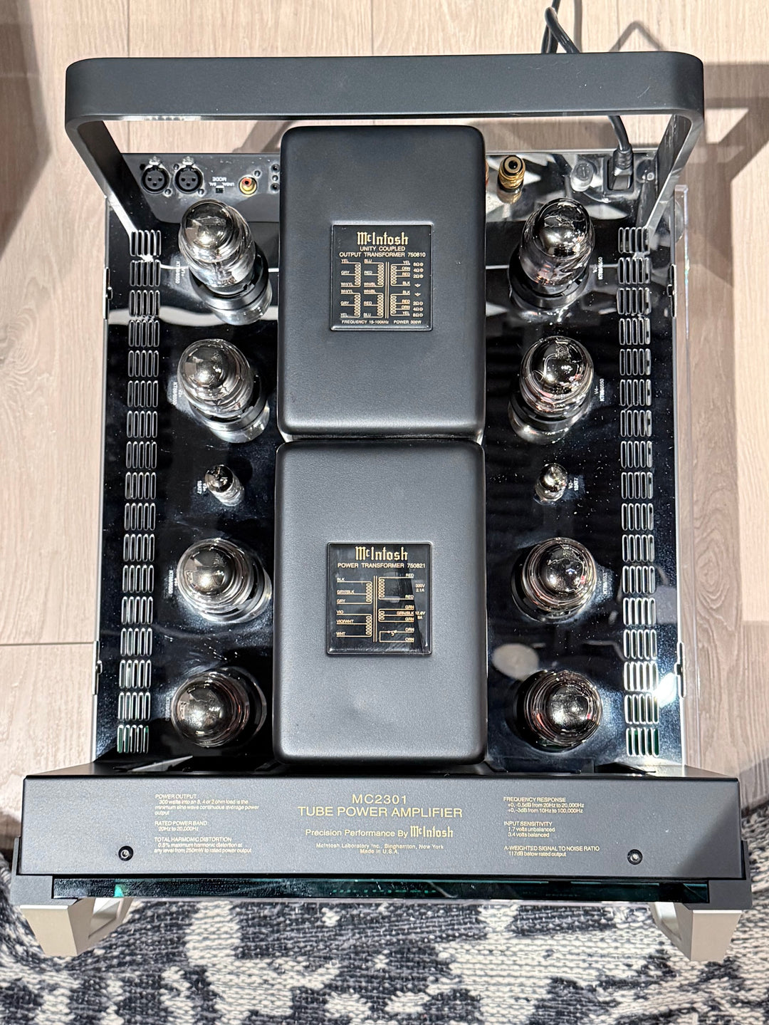 McIntosh MC2301 Monoblock Pair 1-Channel Vacuum Tube Power Amplifier w Boxes EXCELLENT (Set of 2)