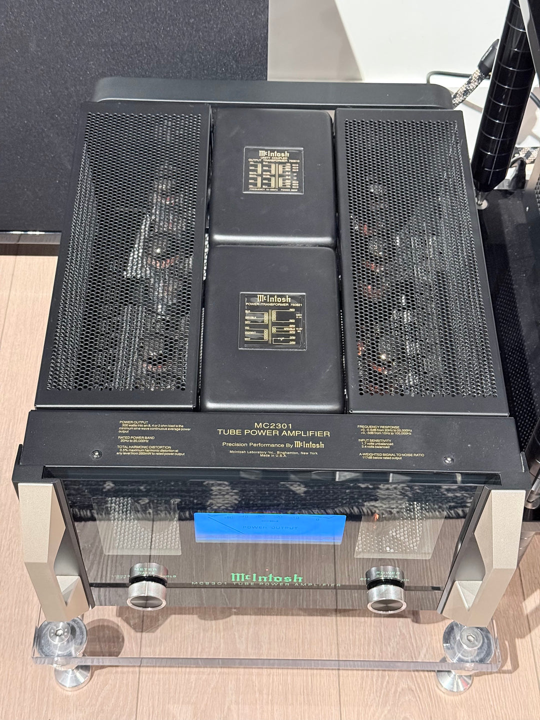 McIntosh MC2301 Monoblock Pair 1-Channel Vacuum Tube Power Amplifier w Boxes EXCELLENT (Set of 2)