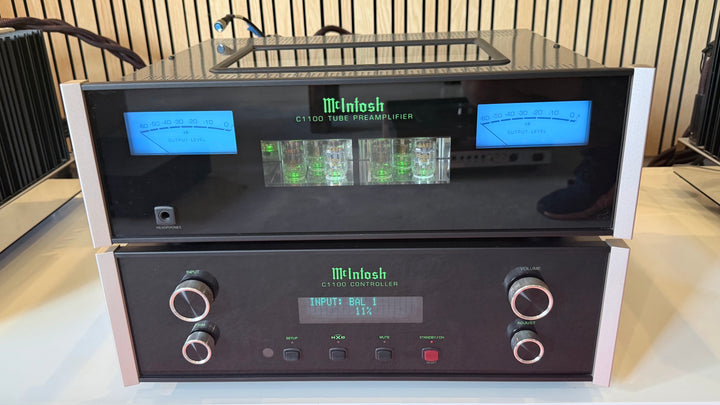 McIntosh C1100 Tube Preamplifier & Controller w Boxes VERY GOOD