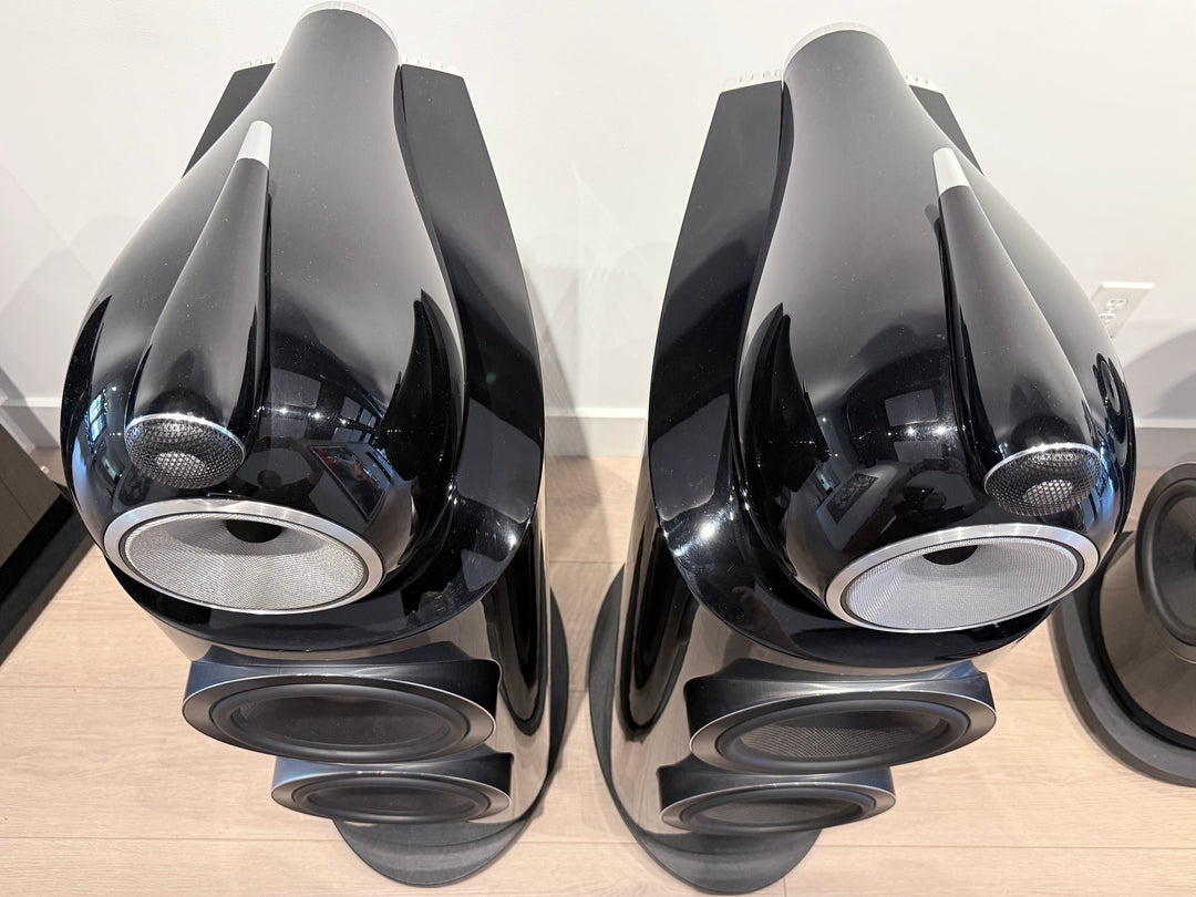 B&W Bowers & Wilkins 800D3 Full-Range Speakers in Gloss Black w Boxes EXCELLENT