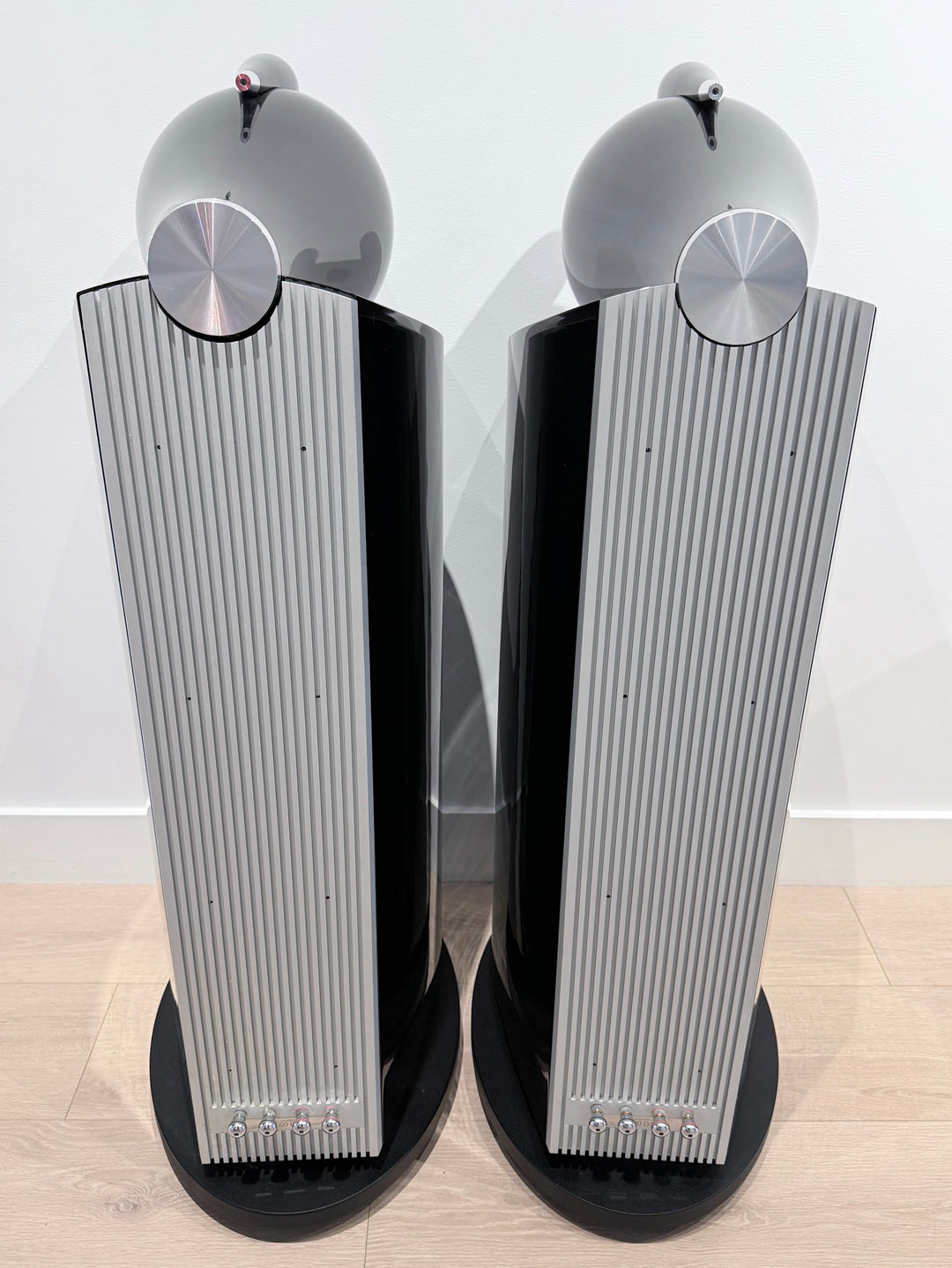 B&W Bowers & Wilkins 800D3 Full-Range Speakers in Gloss Black w Boxes EXCELLENT