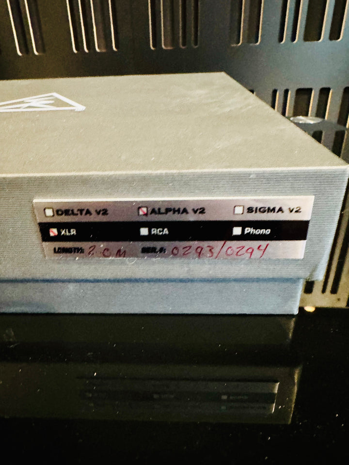 Shunyata Research Alpha V2 2M RCA Interconnect Cables w Box EXCELLENT