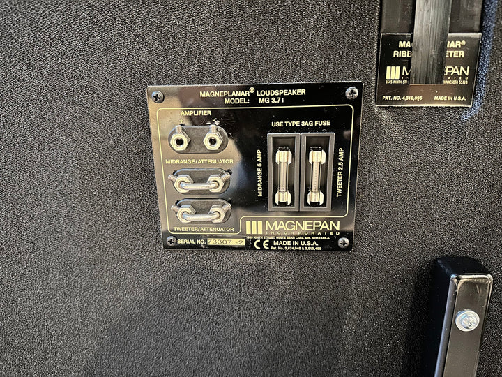 Magnepan MG-3.7i Full Range Speakers w Box EXCELLENT