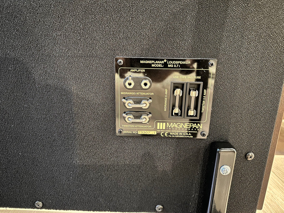 Magnepan MG-3.7i Full Range Speakers w Box EXCELLENT