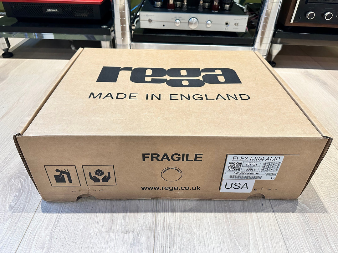 Rega Elex MK4 Stereo Integrated Amplifier in Black w Box & Remote EXCELLENT
