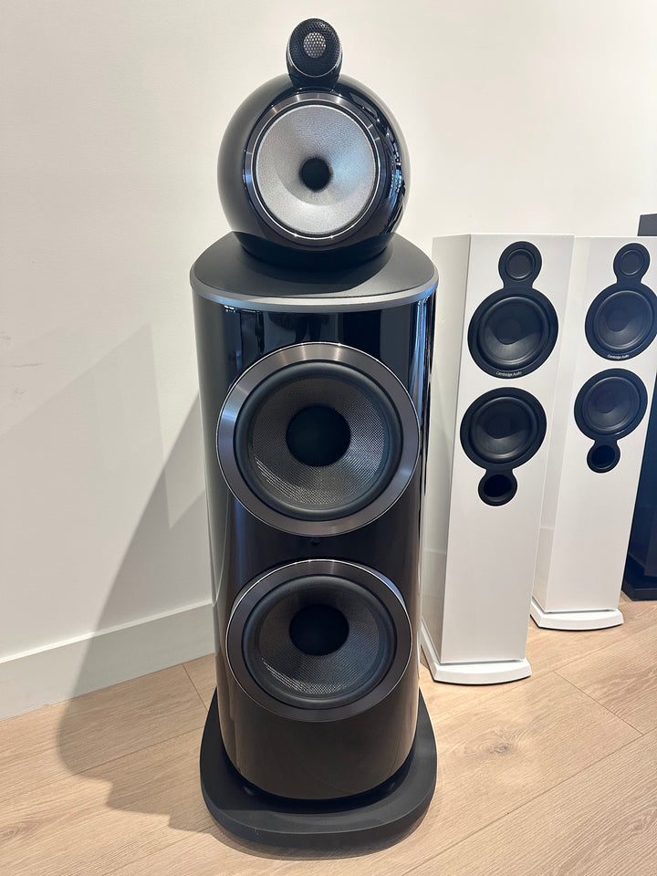 B&W Bowers & Wilkins 801D4 Single Full-Range Speaker in Gloss Black EXCELLENT