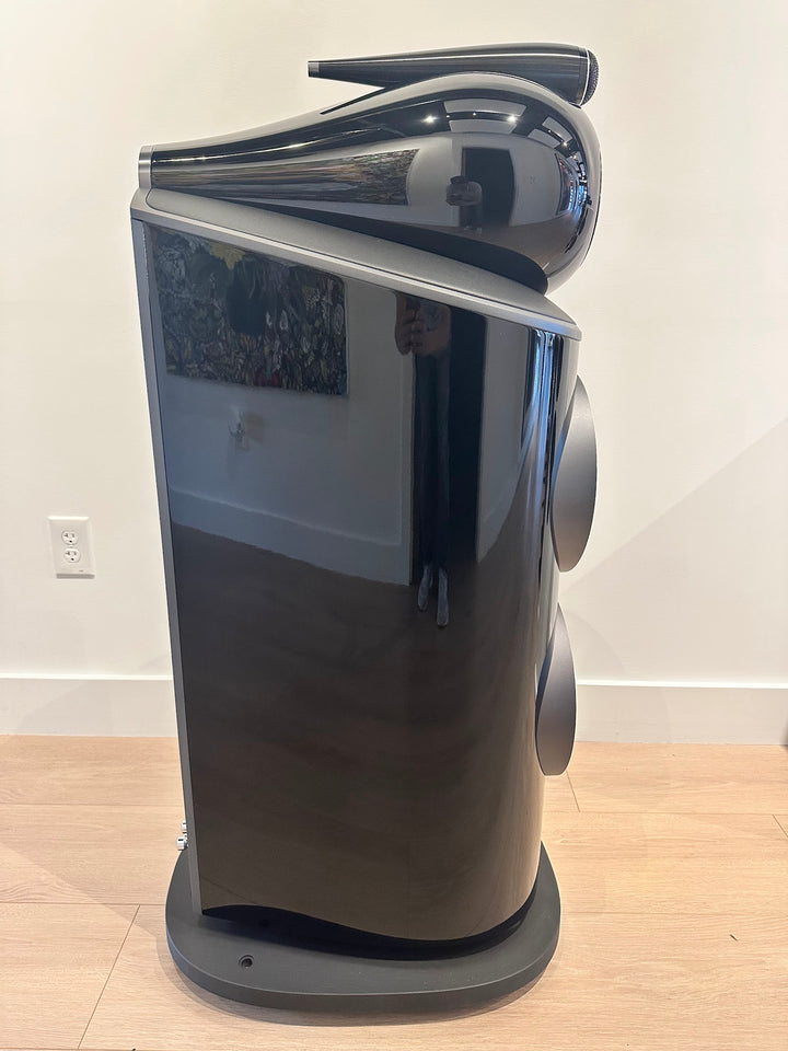 B&W Bowers & Wilkins 801D4 Single Full-Range Speaker in Gloss Black EXCELLENT