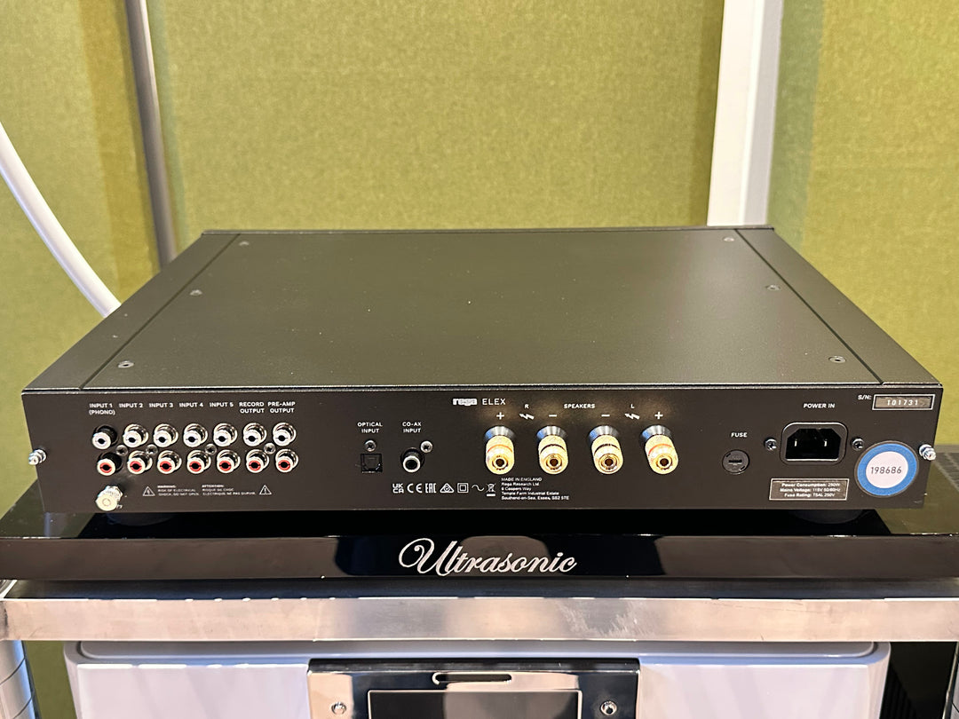Rega Elex MK4 Stereo Integrated Amplifier in Black w Box & Remote EXCELLENT