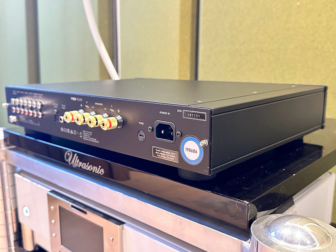 Rega Elex MK4 Stereo Integrated Amplifier in Black w Box & Remote EXCELLENT