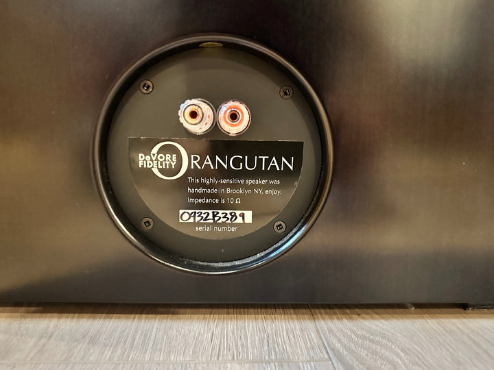DeVore Fidelity Orangutan 0/93 Full-Range Speakers in Maple w Box EXCELLENT