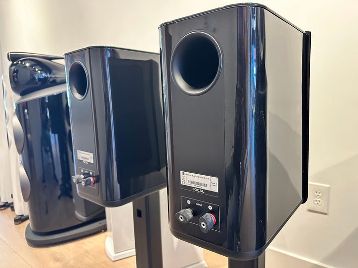 Focal Kanta N1 Bookshelf Speakers with Stand Gloss Black HG Deep Black w Box EXCELLENT