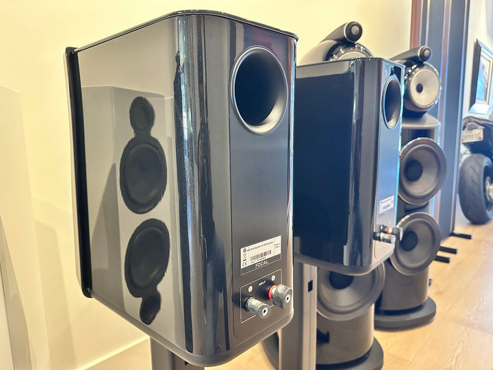 Focal Kanta N1 Bookshelf Speakers with Stand Gloss Black HG Deep Black w Box EXCELLENT