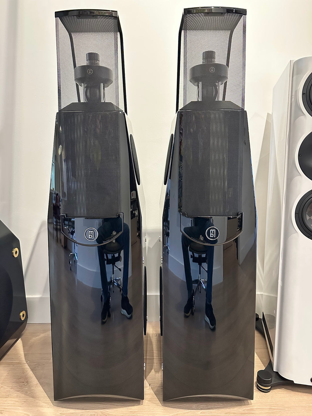 MBL Radialstrahler 116F Loudspeaker MBL 116 F in Gloss Black w Box EXCELLENT