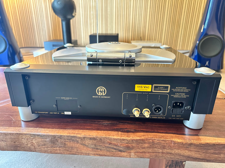 MBL 1521A CD Transport Player in Silver w Box & Remote EXCELLENT