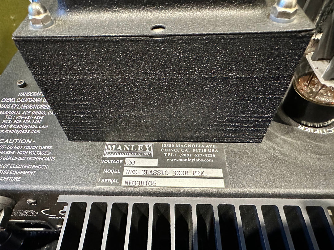 Manley Laboratories Neo Classic 300B Preamplifier w Box EXCELLENT