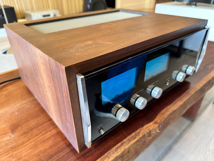 McIntosh MC-2505 Stereo Solid-State Power Amplifier w Wooden Cabinet VERY GOOD