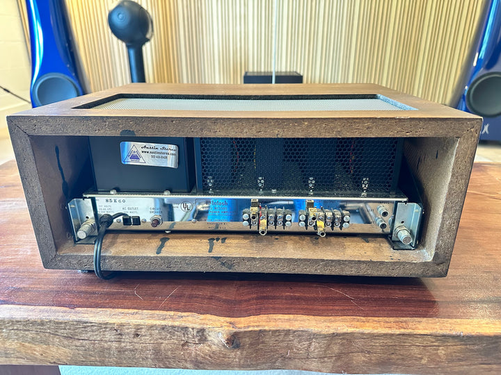 McIntosh MC-2505 Stereo Solid-State Power Amplifier w Wooden Cabinet VERY GOOD