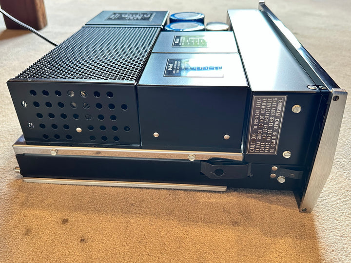 McIntosh MC-2505 Stereo Solid-State Power Amplifier w Wooden Cabinet VERY GOOD