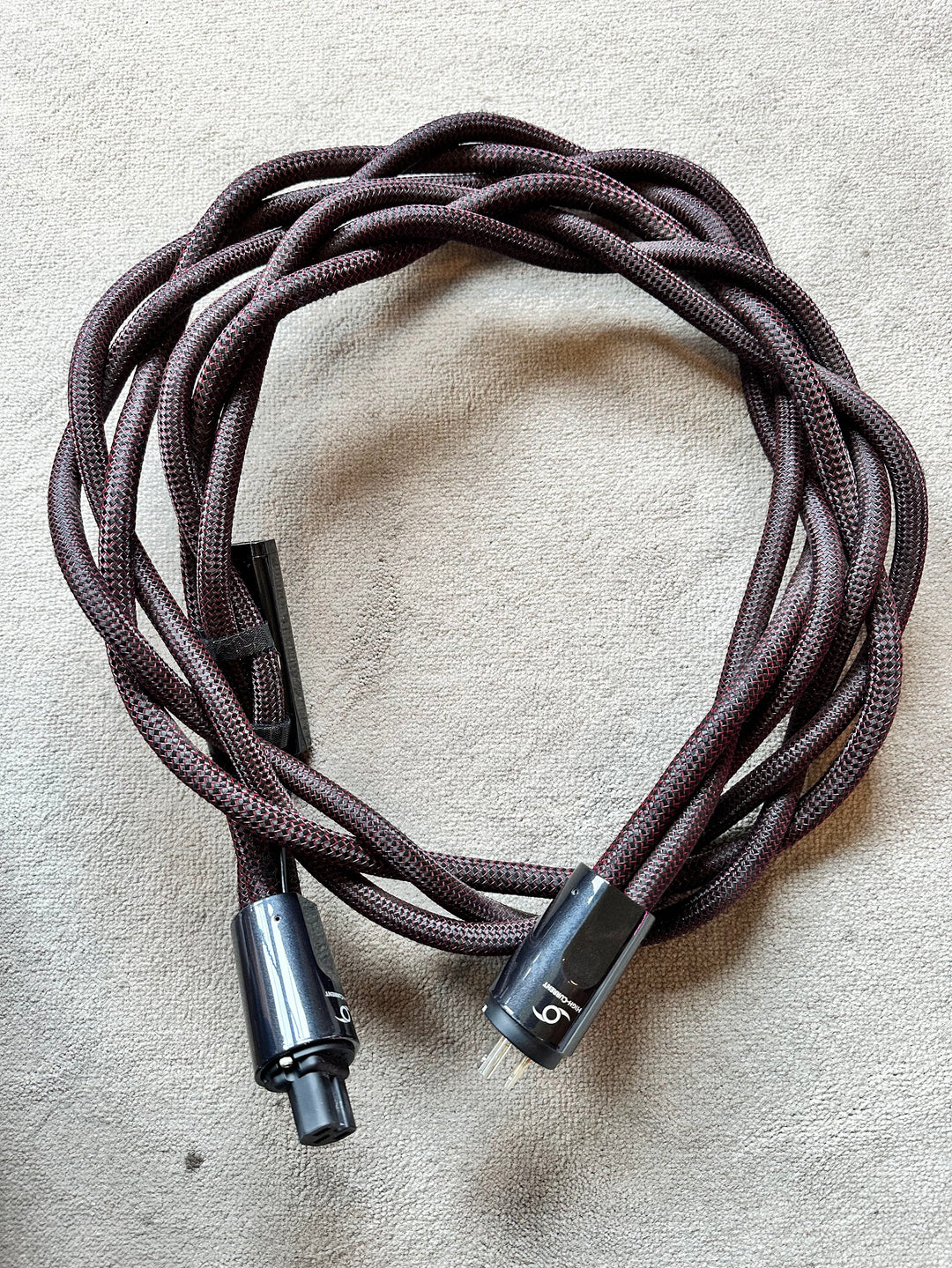 AudioQuest Hurricane High-Current Power Cord Cable 2M C15 w Case EXCELLENT
