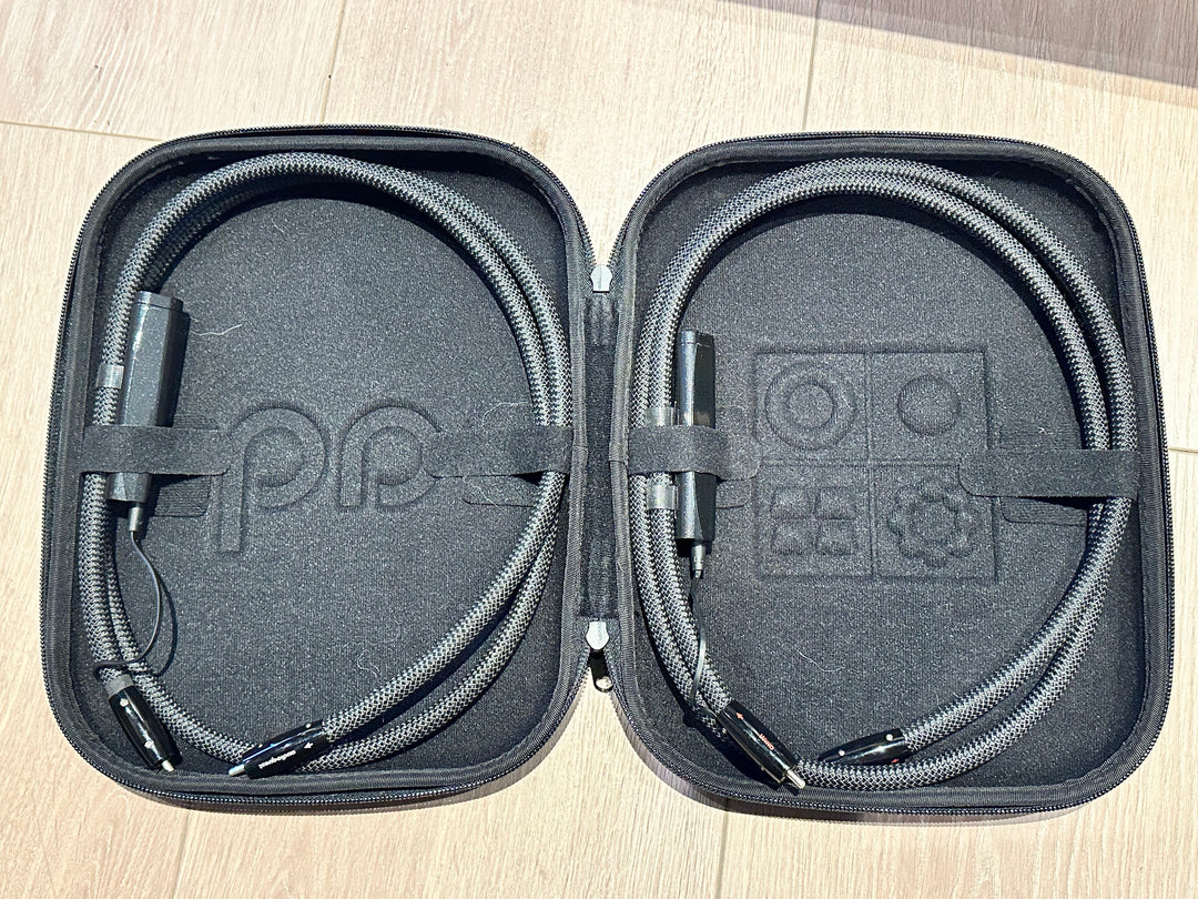 AudioQuest Wind RCA Interconnects 1M w Case EXCELLENT