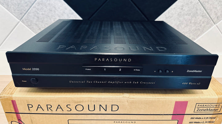 Parasound ZoneMaster 2350 Universal 2 Channel Amplifier with Sub Crossover Customer Trade-In EXCELLENT