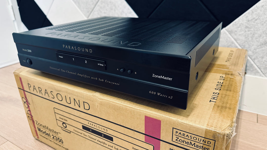 Parasound ZoneMaster 2350 Universal 2 Channel Amplifier with Sub Crossover Customer Trade-In EXCELLENT