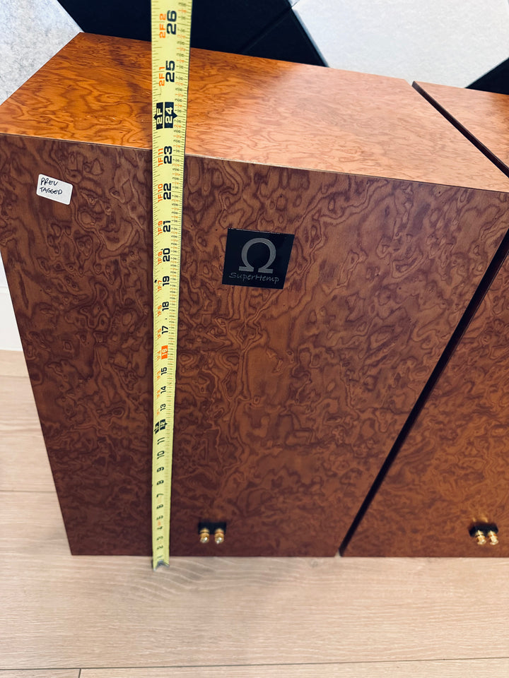 Omega Speaker Systems SuperHemp Full Range Speakers VERY GOOD
