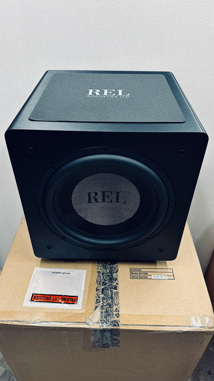 REL Acoustics HT/1205 HT1205 HT-1205 MKI Black Subwoofer for Home Theater EXCELLENT Serial 0918