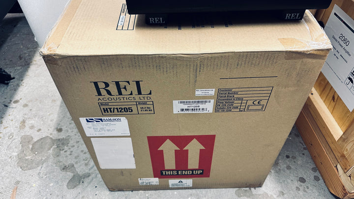 REL Acoustics HT/1205 HT1205 HT-1205 MKI Black Subwoofer for Home Theater EXCELLENT Serial 0918