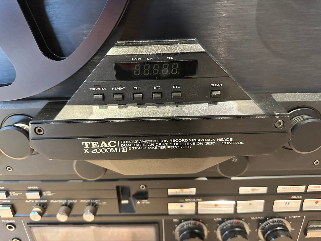 Teac X-2000M 1/4" 2-Track Open Reel to Reel Mastering Tape Recorder VERY GOOD