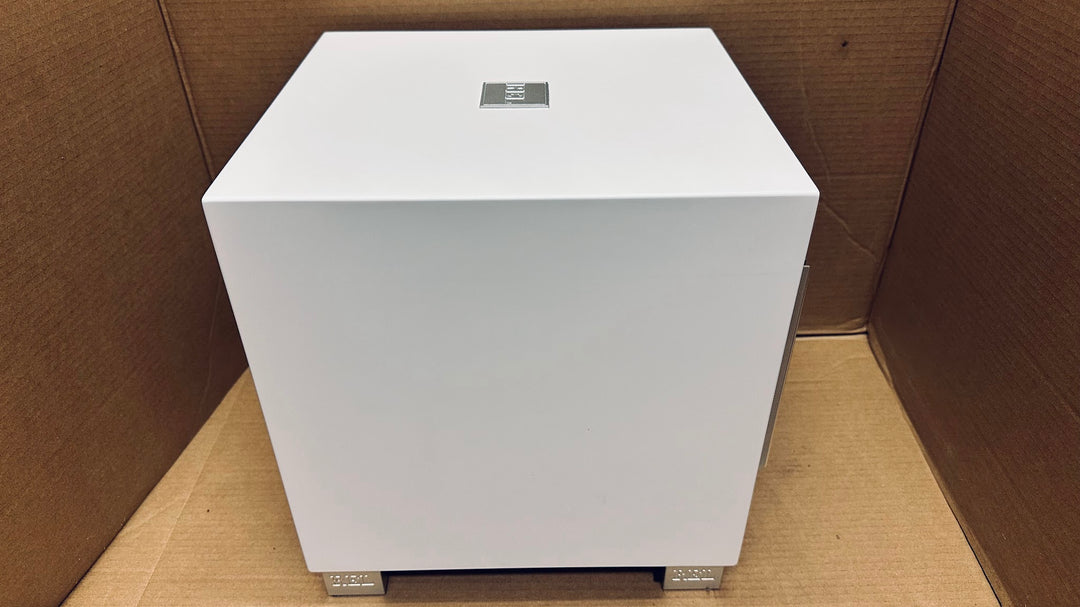 REL Acoustics T9i Subwoofer in Gloss White EXCELLENT with Box