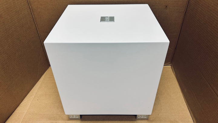 REL Acoustics T9i Subwoofer in Gloss White EXCELLENT with Box