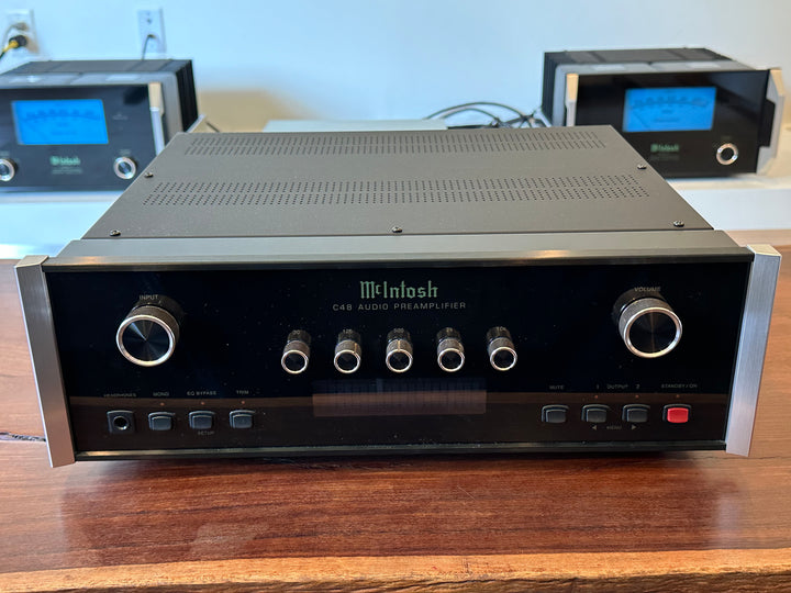 Mcintosh C48 Preamp DAC Original Box Manual Power Cord 1 Owner TradeIn EXCELLENT