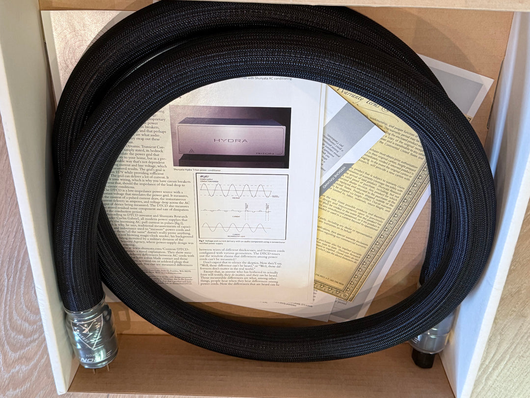 Shunyata Research E-Tron Python Serial 8748 1.75M C15 Power Cord Cable MINT