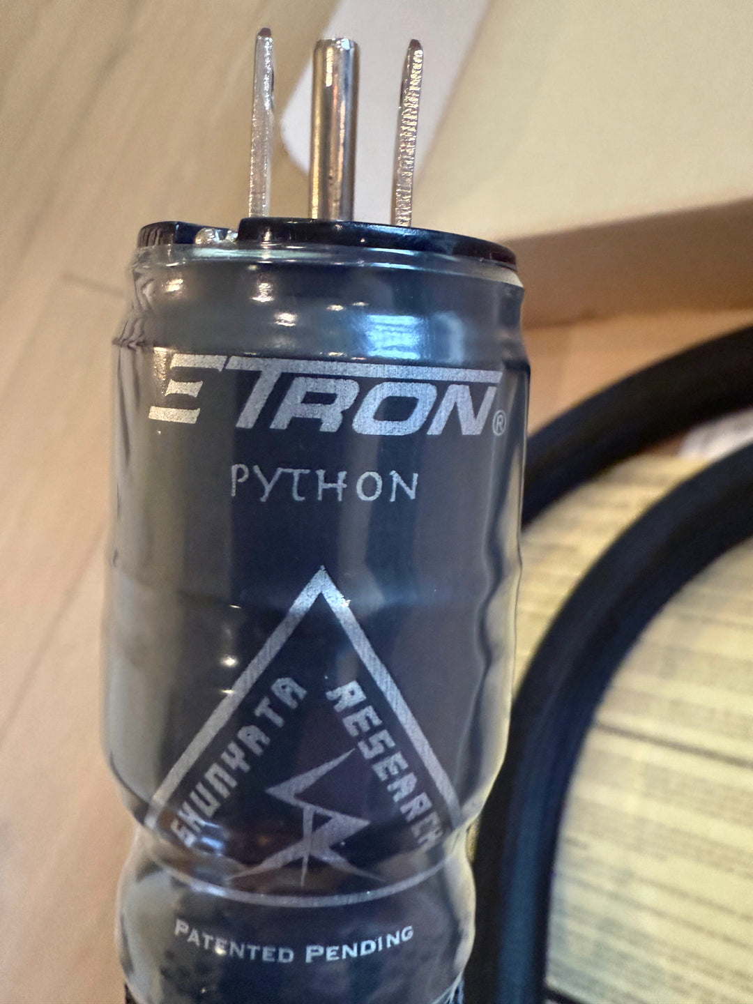 Shunyata Research E-Tron Python Serial 9645 1.75M C15 Power Cord Cable ...