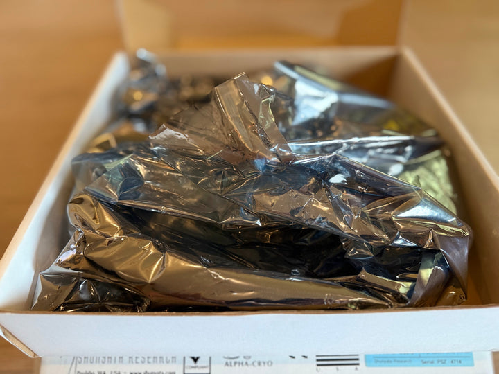 Shunyata Research E-tron Python Speaker Cables Pair with Gold Spade Connectors  3M Serial 4714 & 4715 MINT