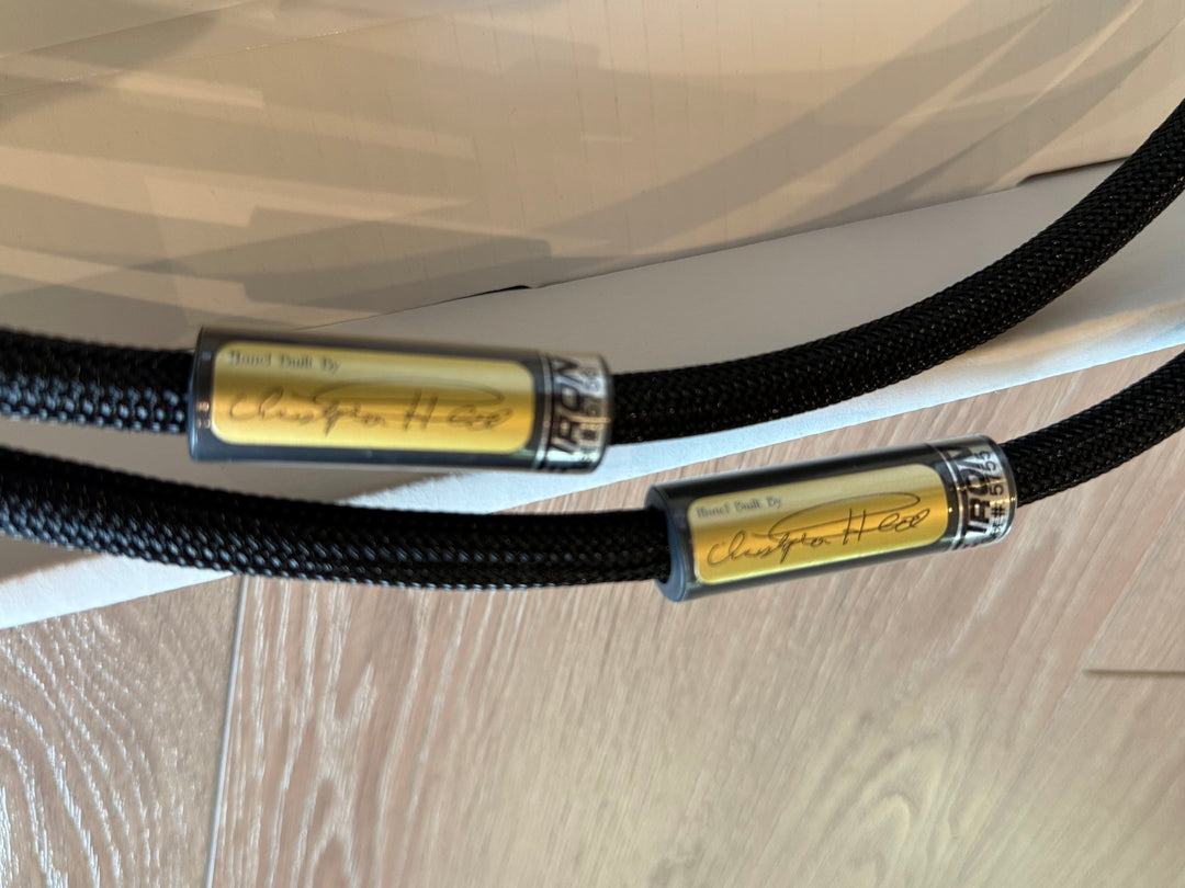 Shuynata Research E-tron Python XLR 1M Interconnect Cables Pair Serial 5755 & 5756 MINT