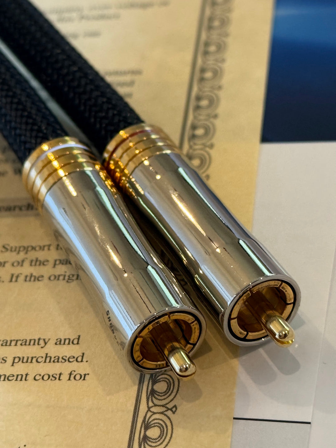 Shunyata Research E-tron Python RCA Interconnects 1M Serial 12802 & 12 ...