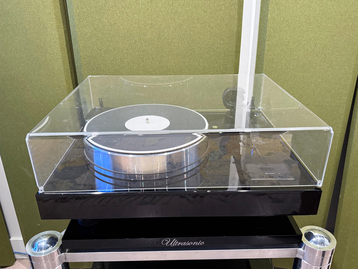 Pro-Ject X-Tension-12 Turntable Vinyl Record Player with Acrylic Cover & Evolution Tonearm in Piano Black Gloss GOOD